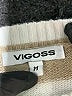 Vigoss Stripes Tan Turtleneck Sweater Size M - photo 7