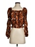 Buddy Love Brown 3/4 Sleeve Blouse Size S - photo 1