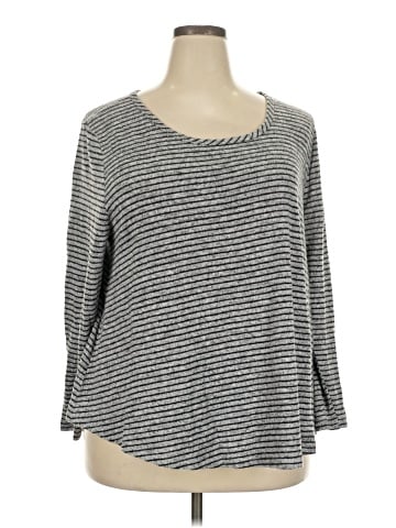 Soft Surroundings 3/4 Sleeve Top (view 1)