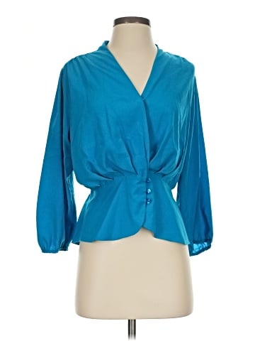 Eva Mendes by New York & Company 3/4 Sleeve Blouse (view 1)