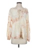 Cleobella 100% Rayon Tie-dye Ivory Long Sleeve Blouse Size S - photo 1