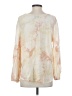 Cleobella 100% Rayon Tie-dye Ivory Long Sleeve Blouse Size S - photo 2