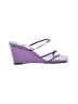 Jeffrey Campbell 100% Leather Purple Wedges Size 5 1/2 - photo 1