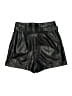 Express 100% Polyurethane Metallic Black Shorts Size 4 - photo 2