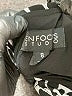 En Focus Studio Graphic Black Cocktail Dress Size 8 - photo 9
