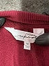 Soma Burgundy Cardigan Size M - photo 4
