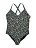 Lands' End Floral Blue One Piece Swimsuit Size 20 - photo 1
