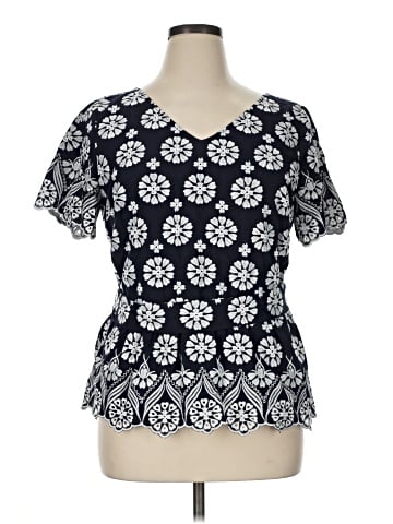 Talbots Short Sleeve Blouse (view 1)