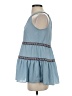 Cato 100% Polyester Blue Sleeveless Blouse Size S - photo 5