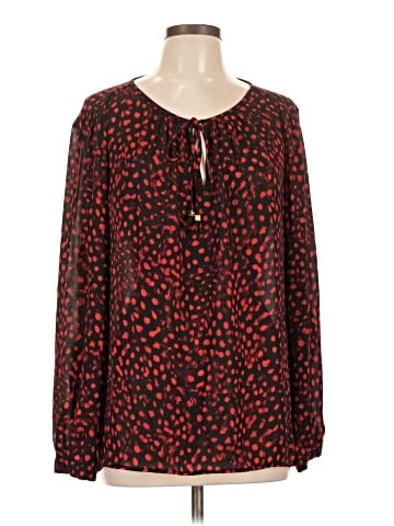 MICHAEL Michael Kors Long Sleeve Blouse (view 1)