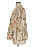 Shein Curve 100% Polyester Floral Ivory 3/4 Sleeve Blouse Size 16 Plus (2) - photo 5