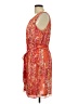 Apt. 9 100% Polyester Print Orange Casual Dress Size L (estimated) - photo 5