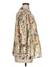 Shein Curve 100% Polyester Floral Ivory 3/4 Sleeve Blouse Size 16 Plus (2) - photo 4