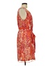 Apt. 9 100% Polyester Print Orange Casual Dress Size L (estimated) - photo 4