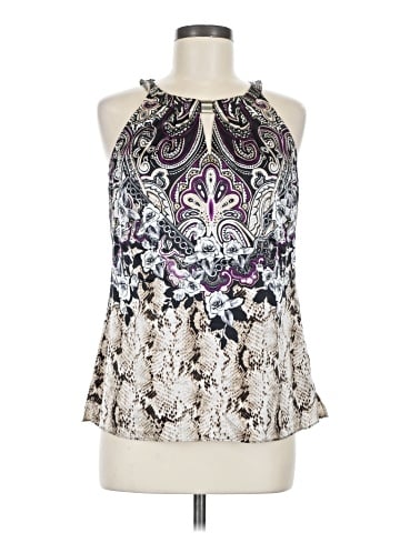 White House Black Market Sleeveless Silk Top (view 1)