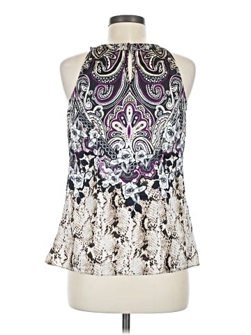 White House Black Market Sleeveless Silk Top (view 2)