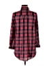 Eden & Olivia 100% Polyester Plaid Red Long Sleeve Blouse Size S - photo 2