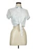Sim & Sam Blue Short Sleeve Blouse Size M - photo 1