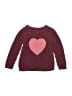 Okie Dokie Hearts Burgundy Pullover Sweater Size 3T - photo 1