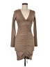 Solemio Tan Cocktail Dress Size M - photo 1