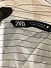 Zara Stripes Ivory Long Sleeve Button-Down Shirt Size S - photo 7