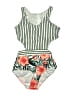 Unbranded Tropical Green One Piece Swimsuit Size M - photo 1