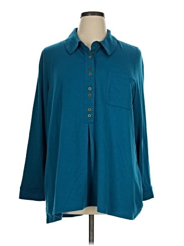 Soft Surroundings 3/4 Sleeve Blouse (view 1)