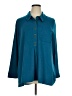 Soft Surroundings Teal 3/4 Sleeve Blouse Size 1X - photo 1
