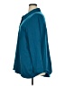 Soft Surroundings Teal 3/4 Sleeve Blouse Size 1X - photo 5