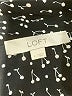 Ann Taylor LOFT 100% Polyester Print Black Long Sleeve Blouse Size L - photo 7