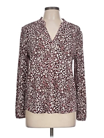 Ann Taylor Factory Long Sleeve Blouse (view 1)