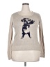 Merona Graphic Silver Pullover Sweater Size XXL - photo 1