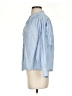 Joie 100% Cotton Blue 3/4 Sleeve Button-Down Shirt Size XS - photo 5