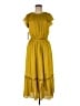 Current Air 100% Polyester Yellow Casual Dress Size M - photo 1