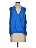Splendid Blue Sleeveless Blouse Size S - photo 1