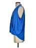 Splendid Blue Sleeveless Blouse Size S - photo 5