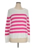 Lilly Pulitzer 100% Cotton Stripes Pink Pullover Sweater Size XL - photo 1