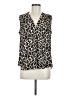 Vince Camuto 100% Polyester Animal Print Ivory Sleeveless Blouse Size M - photo 1