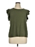 Cato Green Short Sleeve Top Size XL - photo 1