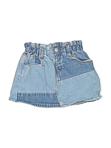 Zara Denim Skirt (view 1)