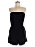 Forever 21 Solid Black Romper Size L - photo 1