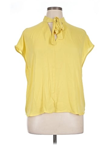 Worthington Short Sleeve Blouse (view 1)