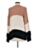 Cotton Bleu 100% Polyester Color Block Brown Pullover Sweater Size M - photo 2