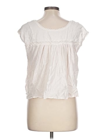 En Creme Short Sleeve Blouse (view 2)