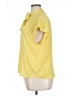 Worthington 100% Polyester Yellow Short Sleeve Blouse Size XL - photo 5