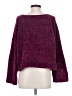 Moth 100% Polyester Tweed Purple Pullover Sweater Size XS - photo 2