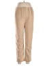 Unbranded 100% Polyester Solid Tan Casual Pants Size L - photo 1