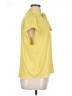 Worthington 100% Polyester Yellow Short Sleeve Blouse Size XL - photo 4