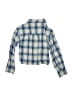 Zara Plaid Blue Long Sleeve Blouse Size 9 - 10 - photo 2