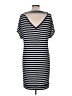 Gap Stripes Gray Casual Dress Size M - photo 2